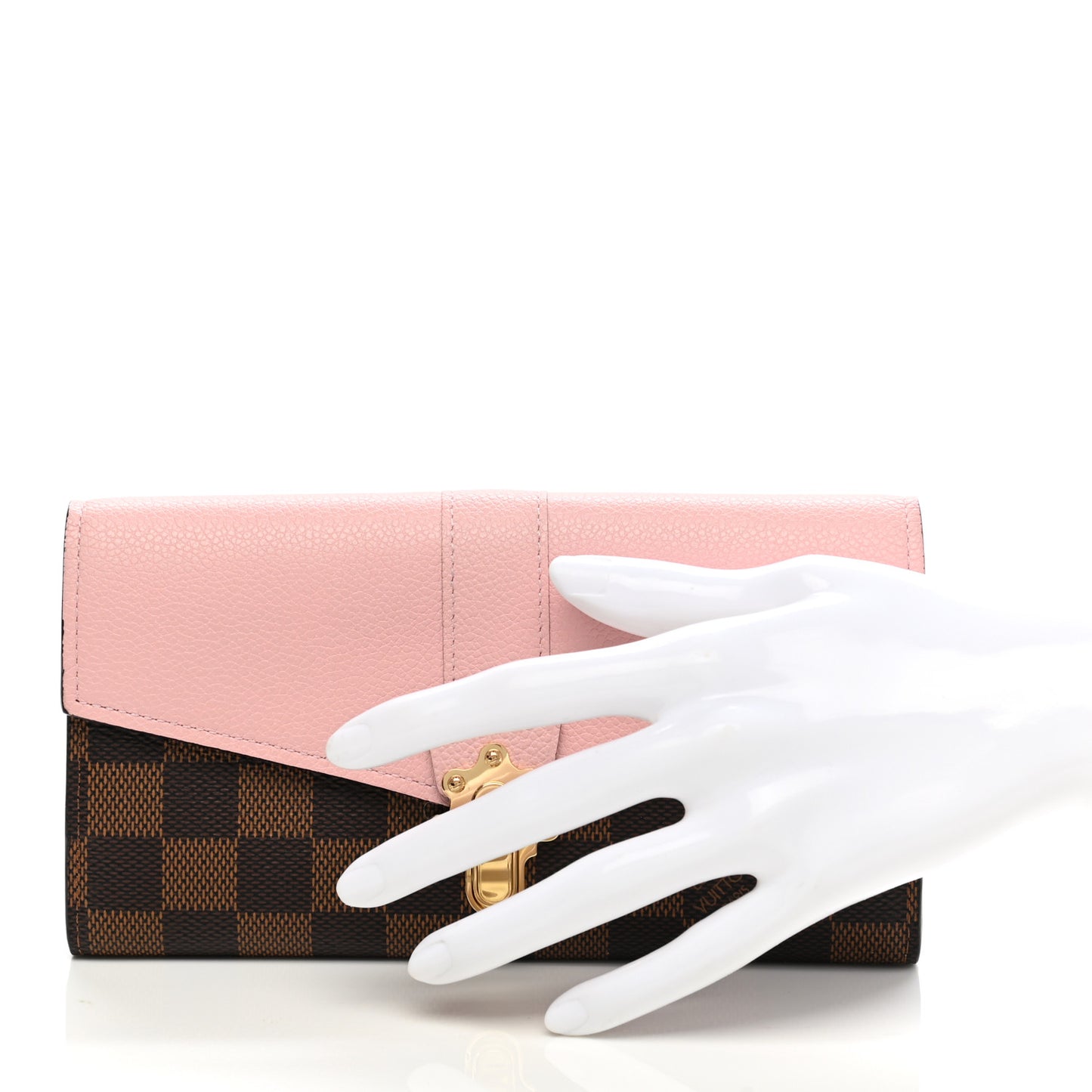 Damier Ebene Clapton Wallet Magnolia