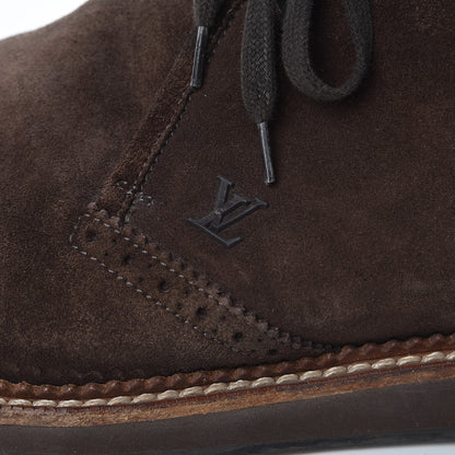 Louis Vuitton Mens Suede Brogues Boots 9.5 Brown 9 of 23
