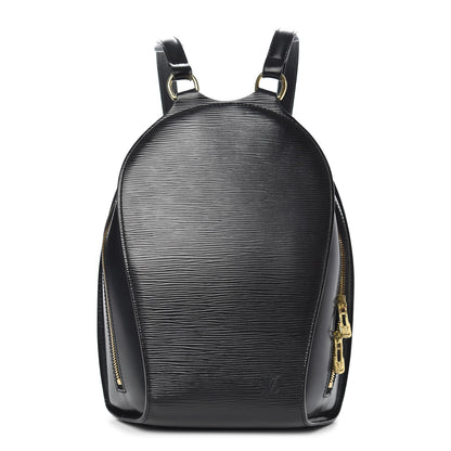 Louis Vuitton Epi Mabillon Backpack Black 1 of 12