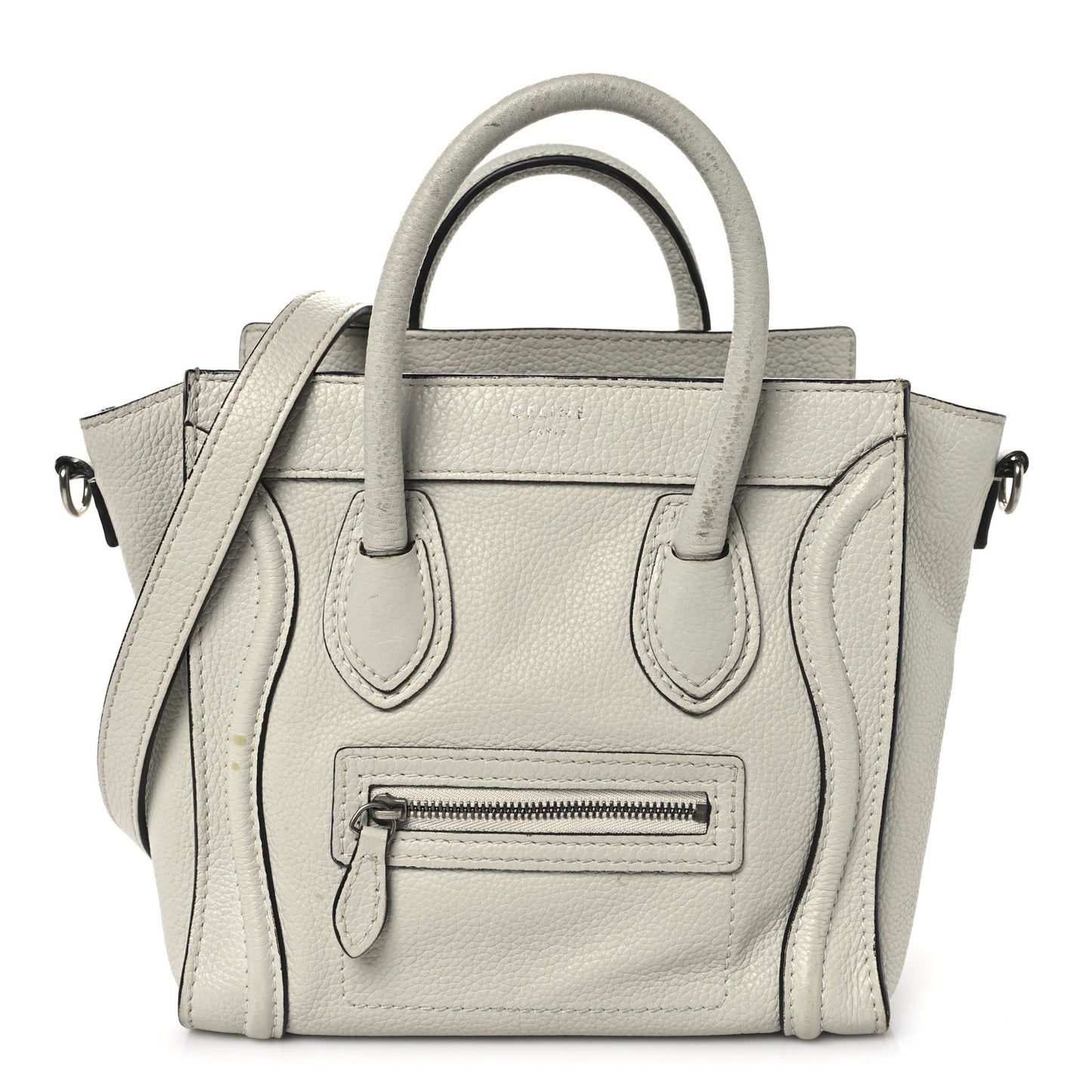 Drummed Calfskin Nano Luggage Lune