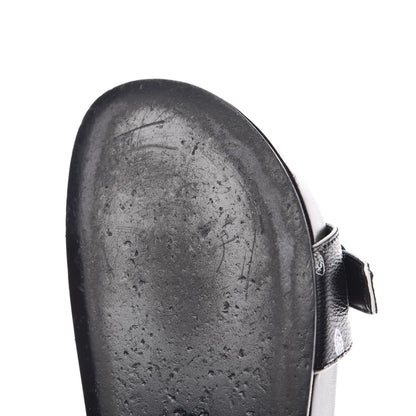 Louis Vuitton Catogram Bom Dia Flat Mule 37 Black White 10 of 10