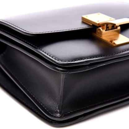 Celine Box Calfskin Small Classic Box Flap Bag Black 7 of 10
