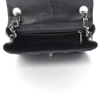 Chanel Lambskin Quilted Mini Square Flap Black 5 of 12