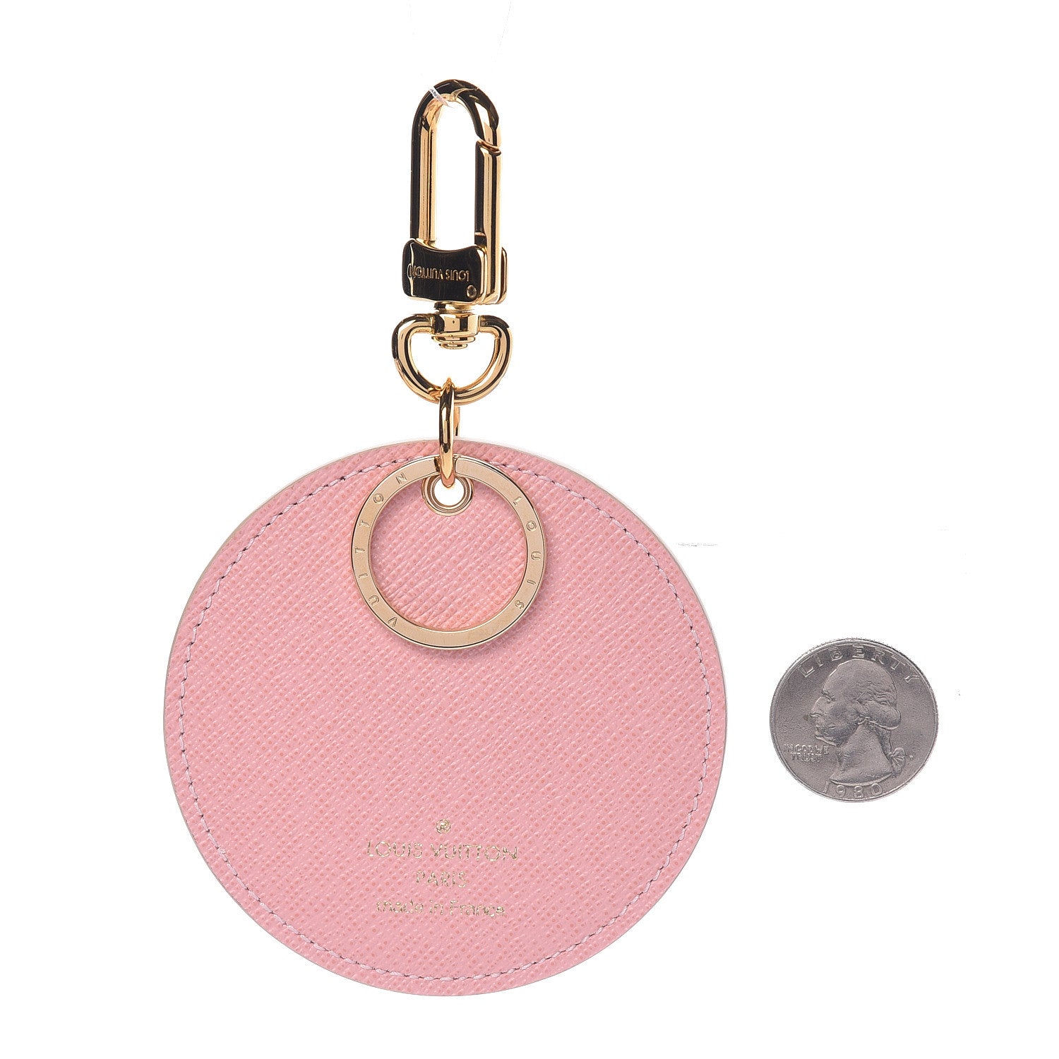 Louis Vuitton Damier Azur 2018 Christmas Animation Bag Charm Key Ring 2 of 4