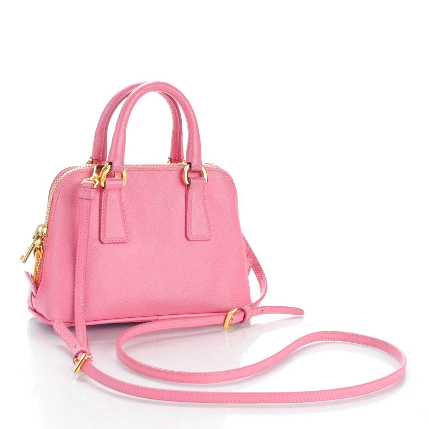 Saffiano Lux Mini Promenade Tote Petalo