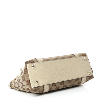 Gucci Monogram Small Abbey Tote Off White 4 of 23