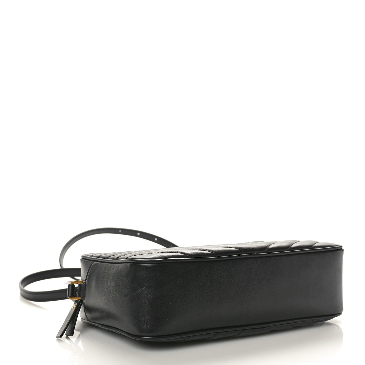 Calfskin Matelasse Monogram Lou Camera Bag Black