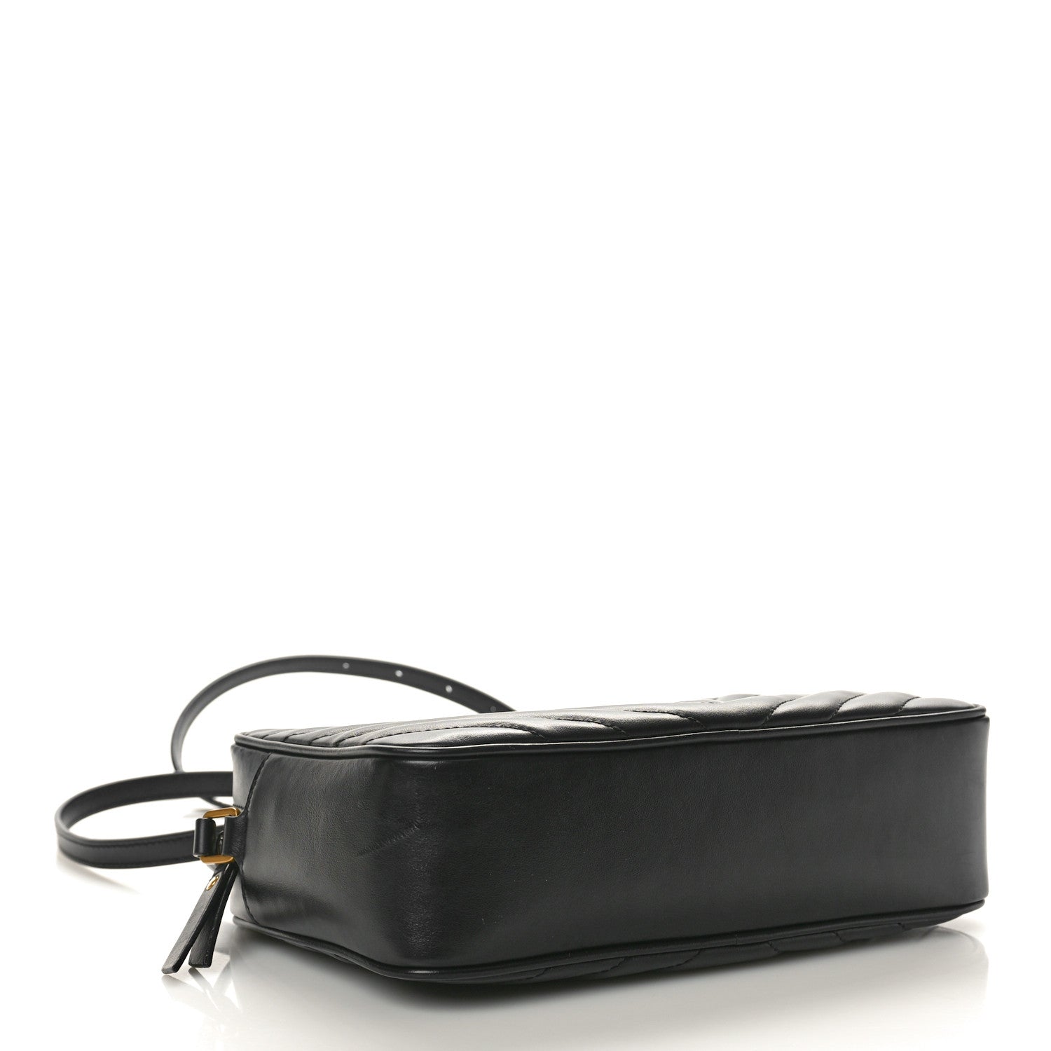 Saint Laurent Calfskin Matelasse Monogram Lou Camera Bag Black 4 of 10