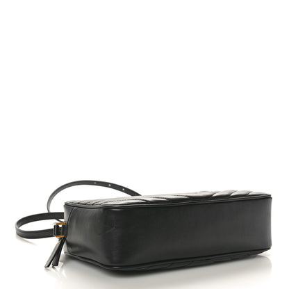 Saint Laurent Calfskin Matelasse Monogram Lou Camera Bag Black 4 of 10