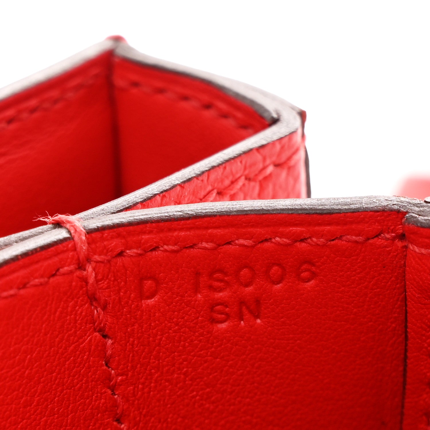 Hermes Epsom Mosaique Au 24-17 Rouge De Coeur 8 of 13