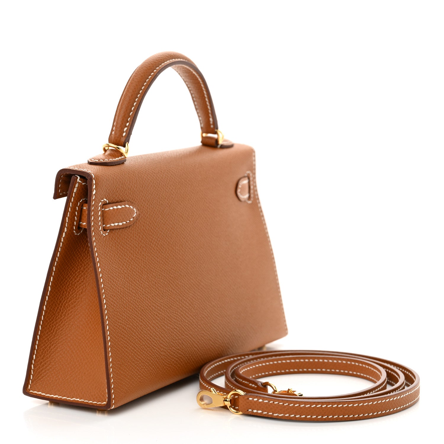 Hermes Epsom Mini Kelly Sellier 20 Gold 3 of 12