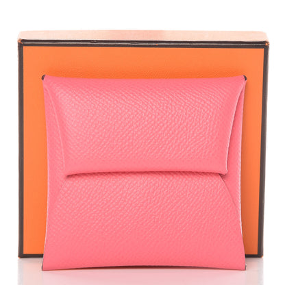 Hermes Epsom Bastia Coin Purse Rose Azalee 10 of 10