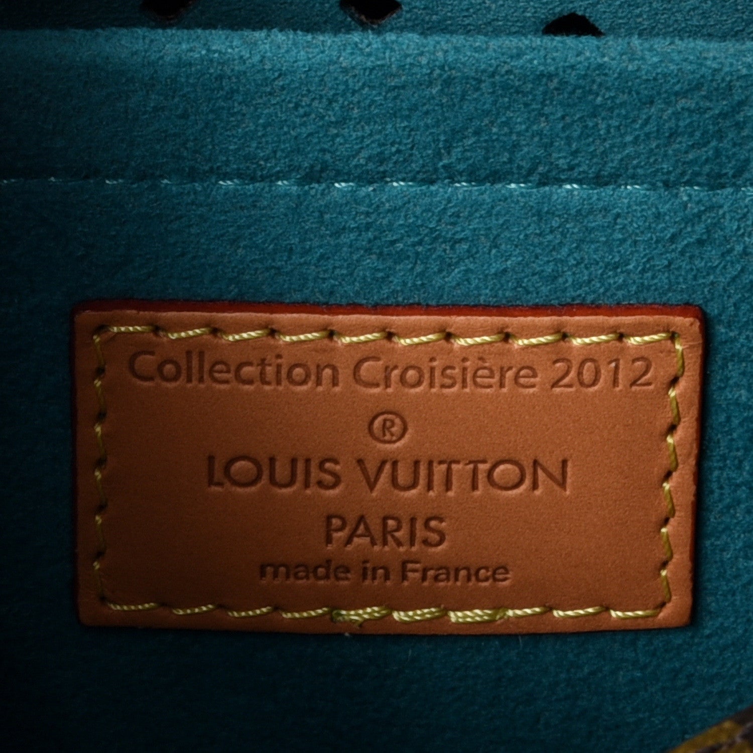 Louis Vuitton Monogram SC Flore Saumur Teal 10 of 11