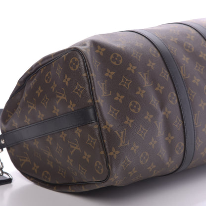 Louis Vuitton Monogram Macassar Keepall Bandouliere 45 5 of 10