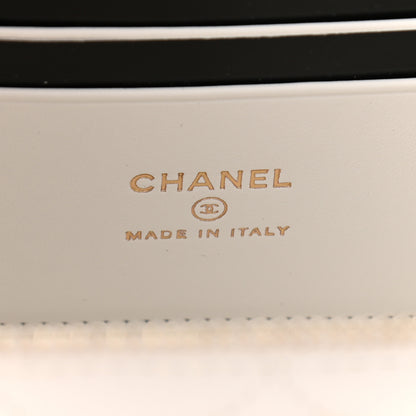 Chanel Shiny Caviar Quilted Pick Me Up Vanity Case White 6 of 12