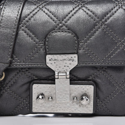 Marc Jacobs Metallic Lambskin Baroque Single Flap Grey 10 of 10