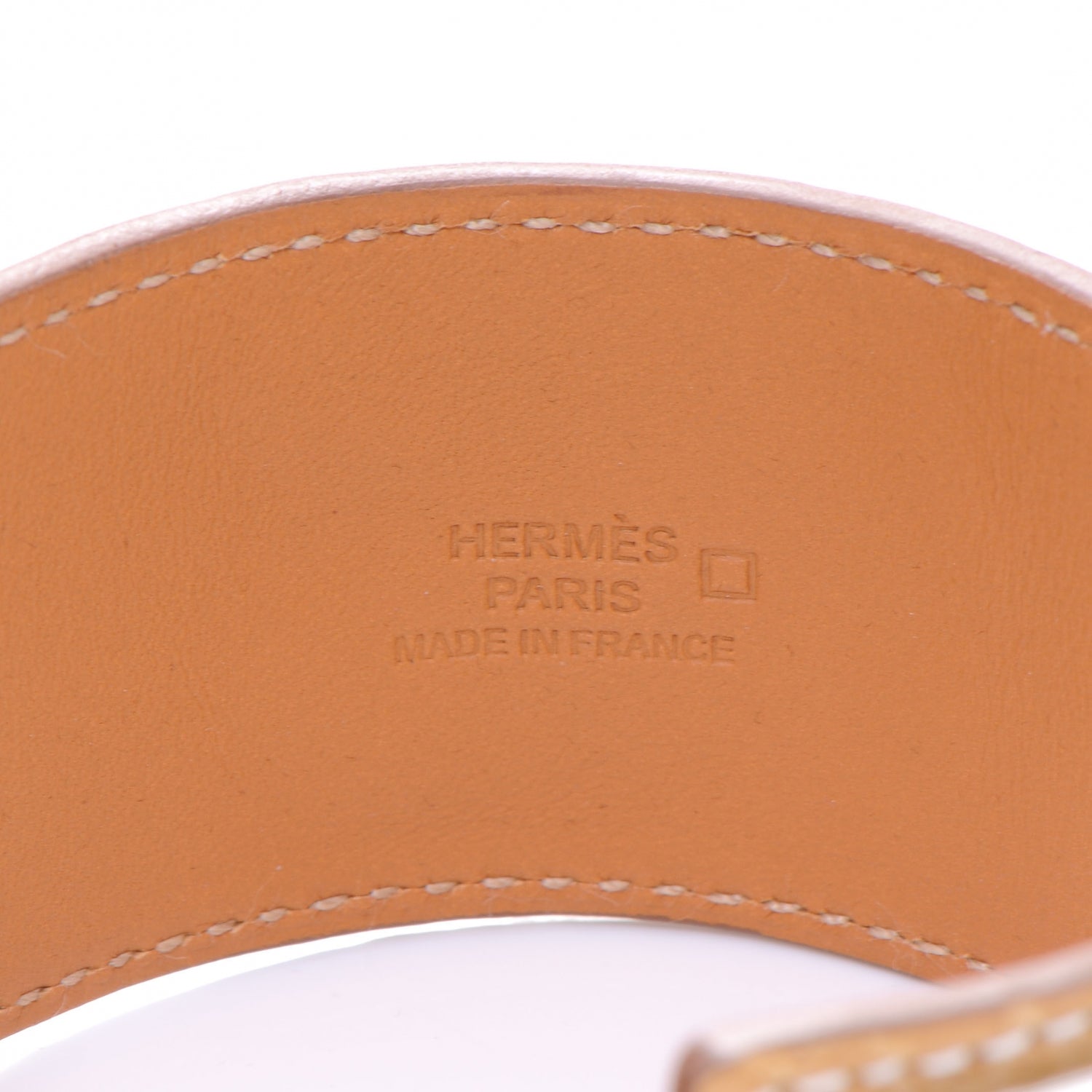 Hermes Matte Alligator Collier De Chien CDC Bracelet Maize Small 5 of 7