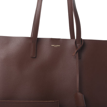 Saint Laurent Calfskin Large Shopping Tote Old Brandy 7 of 9