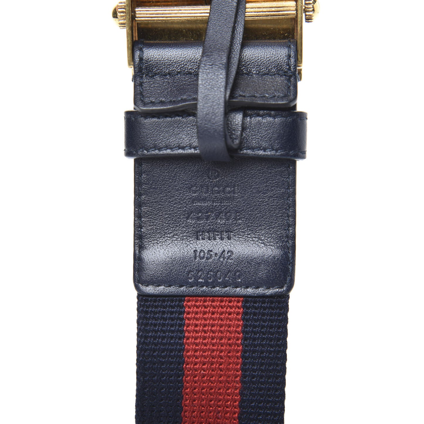 Feline Buckle Web Belt 105 42 Blue Red