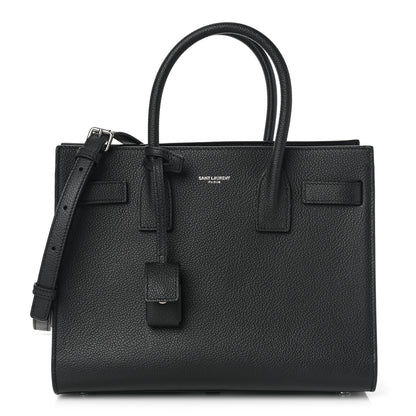 Saint Laurent Grained Calfskin Baby Sac De Jour Black 3 of 9