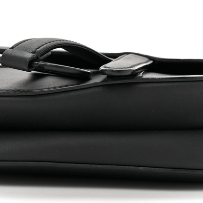 Christian Dior Ultra Matte Calfskin Mini Saddle Bag Black 9 of 10