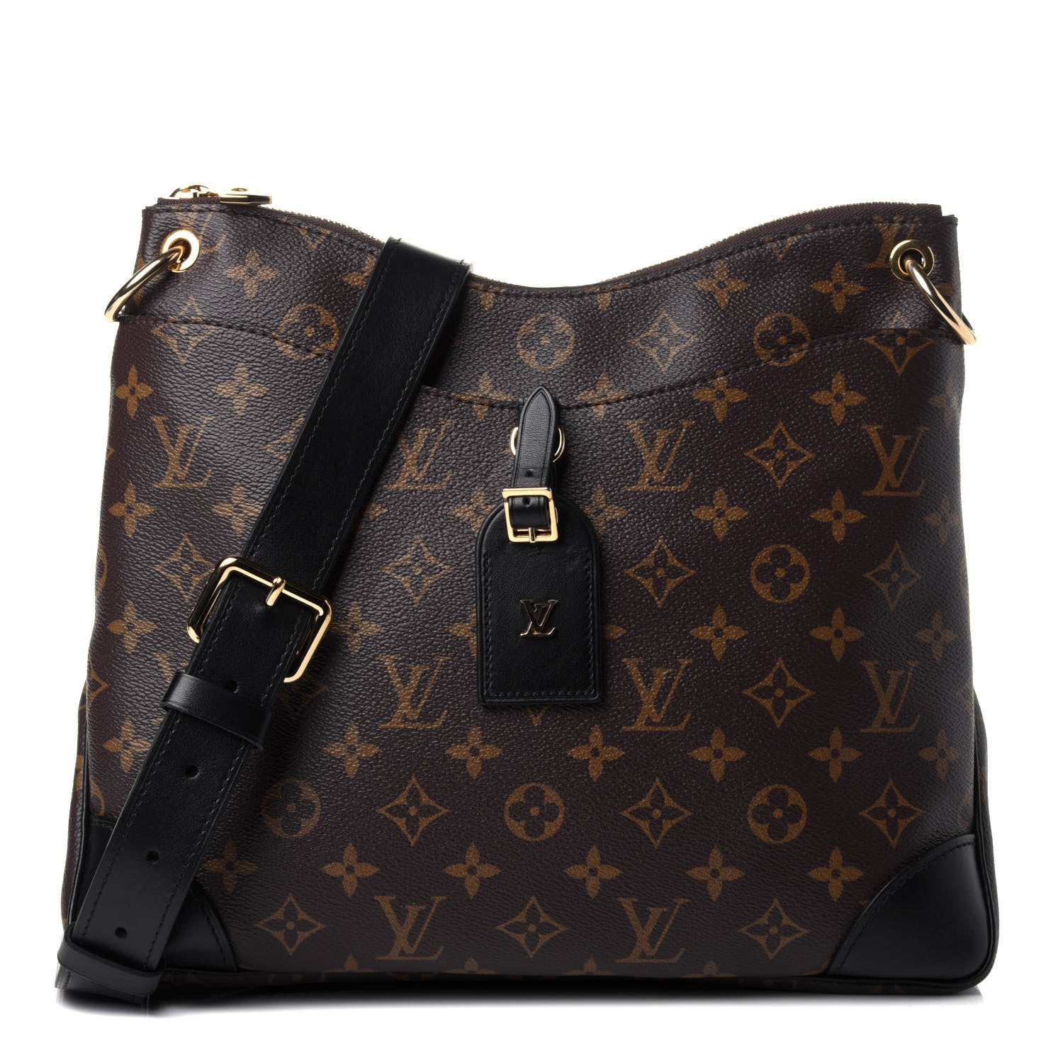 Louis Vuitton Monogram Odeon MM Black 1 of 10