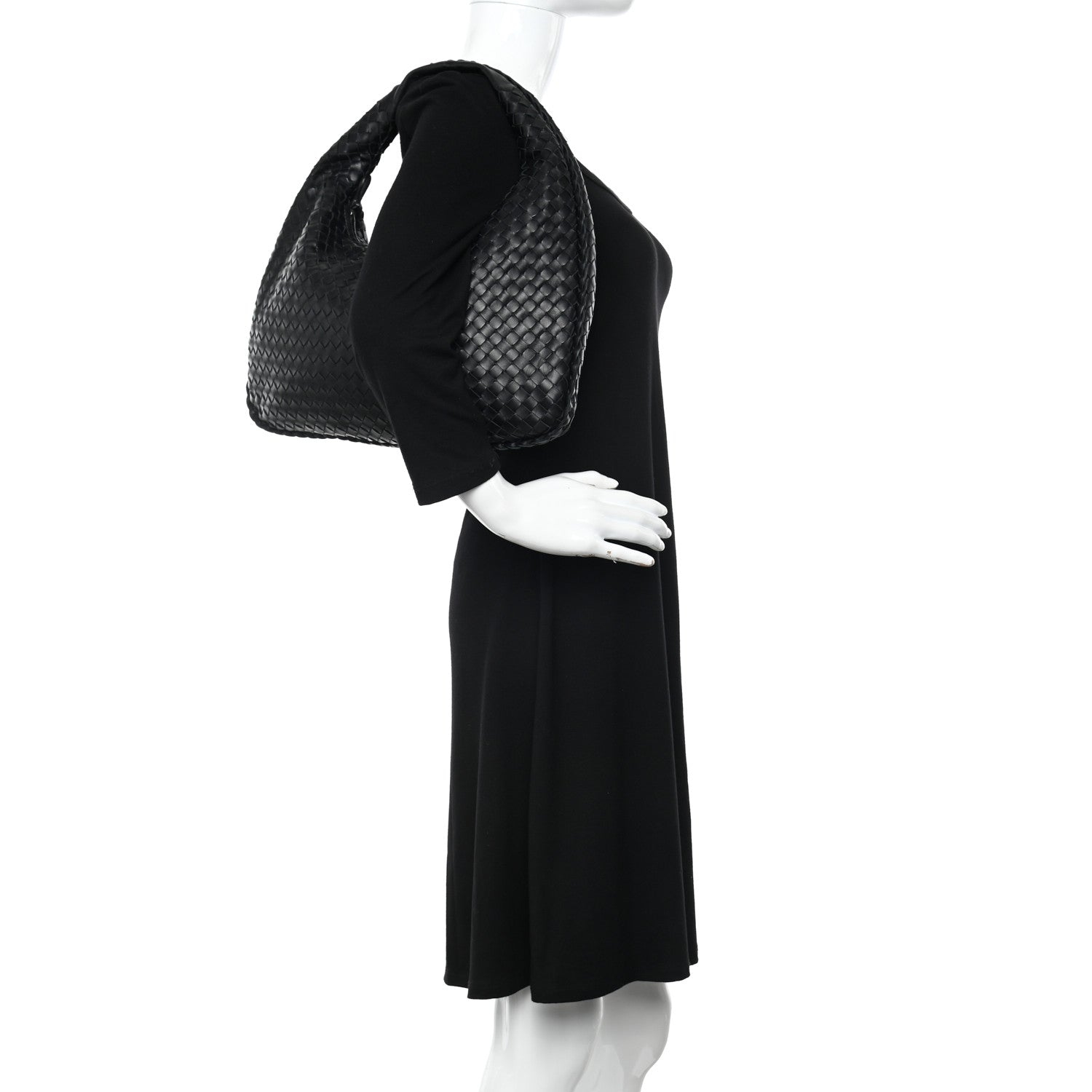 Bottega Veneta Nappa Intrecciato Medium Veneta Hobo Black 2 of 10