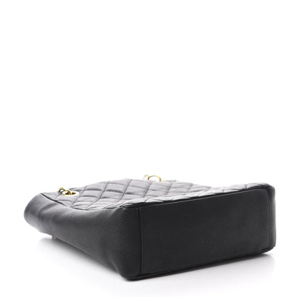 Chanel Caviar Quilted Petit Shopping Tote PST Black 4 of 11