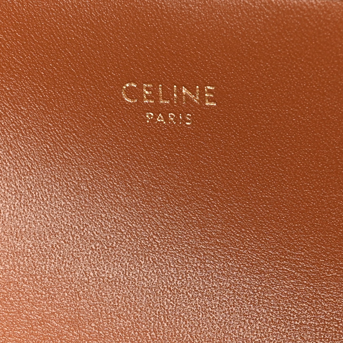 Canvas Calfskin Triomphe Shoulder Bag Tan