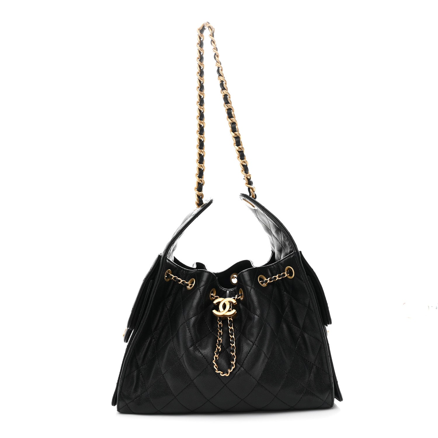 Chanel Caviar Quilted Small Chanel 25 Handbag Black 1 of 11