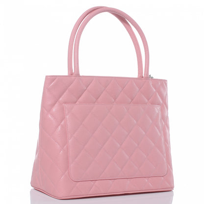Chanel Caviar Medallion Tote Pink 4 of 8