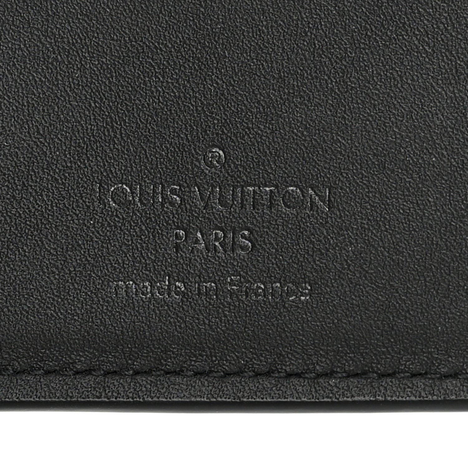 Louis Vuitton Calfskin Monogram Shadow Multiple Wallet Black 6 of 10