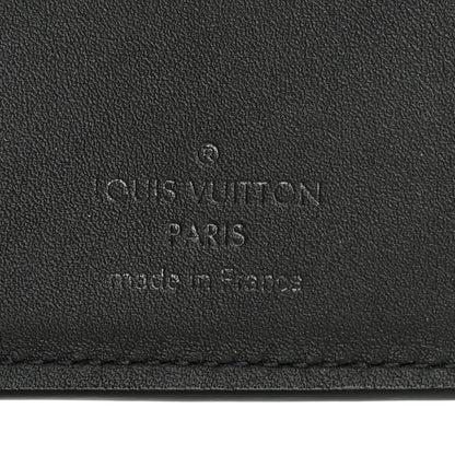 Louis Vuitton Calfskin Monogram Shadow Multiple Wallet Black 6 of 10