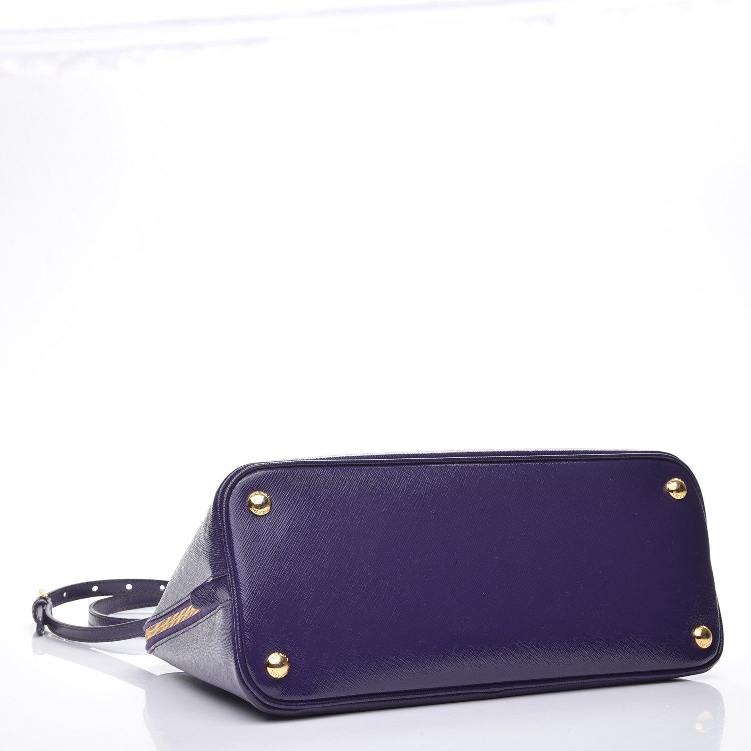 Prada Saffiano Vernice Medium Promenade Tote Viola 5 of 11