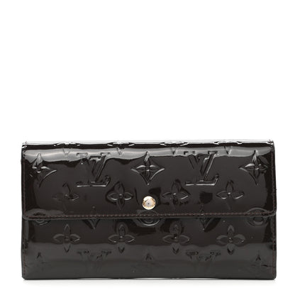 Louis Vuitton Vernis Sarah Wallet Amarante 1 of 9