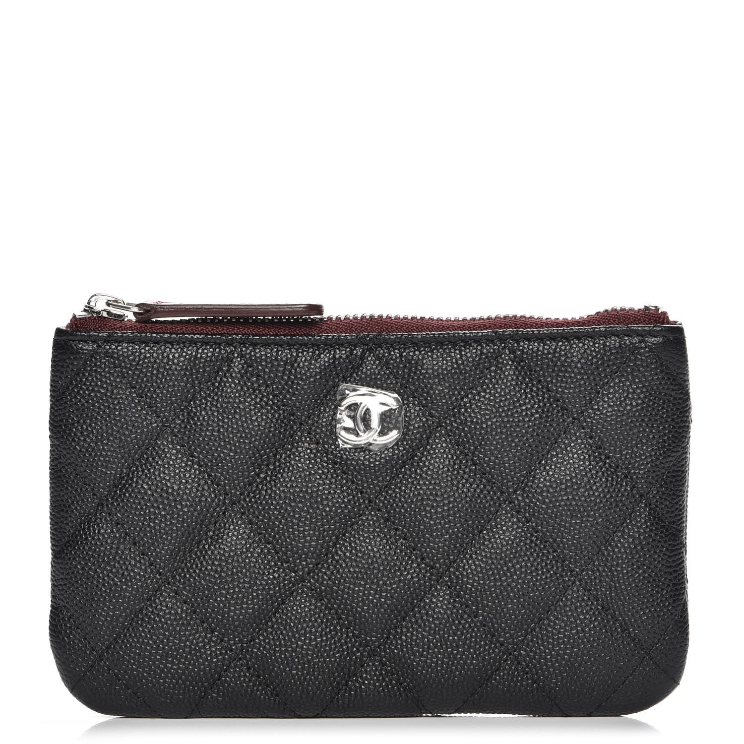 Chanel Caviar Quilted Small Cosmetic Case Black 1 of 8