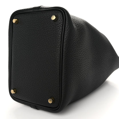 Hermes Taurillon Clemence Picotin Lock 18 PM Black 10 of 11