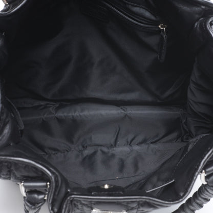 Christian Dior Nylon Cannage Shopper Tote Black 5 of 7