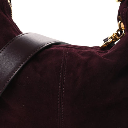 Chloe Suede Mini Bracelet Hobo Bag Deep Violine 8 of 10