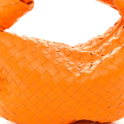 Bottega Veneta Nappa Intrecciato Teen Jodie Hobo Orange 8 of 10