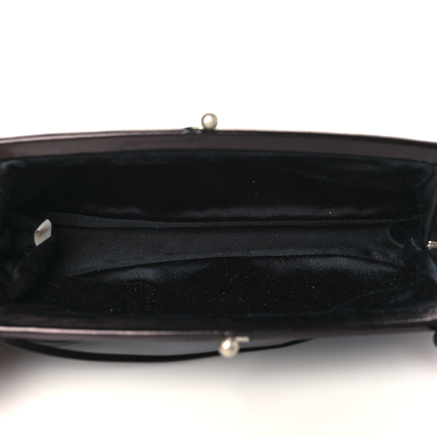 Prada Satin Raso Shoulder Bag Black 4 of 9