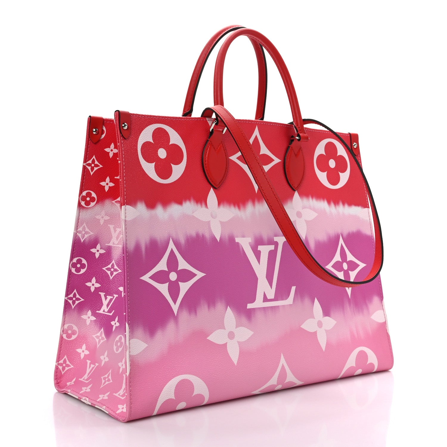 Louis Vuitton Monogram Escale Onthego GM Rouge 3 of 8