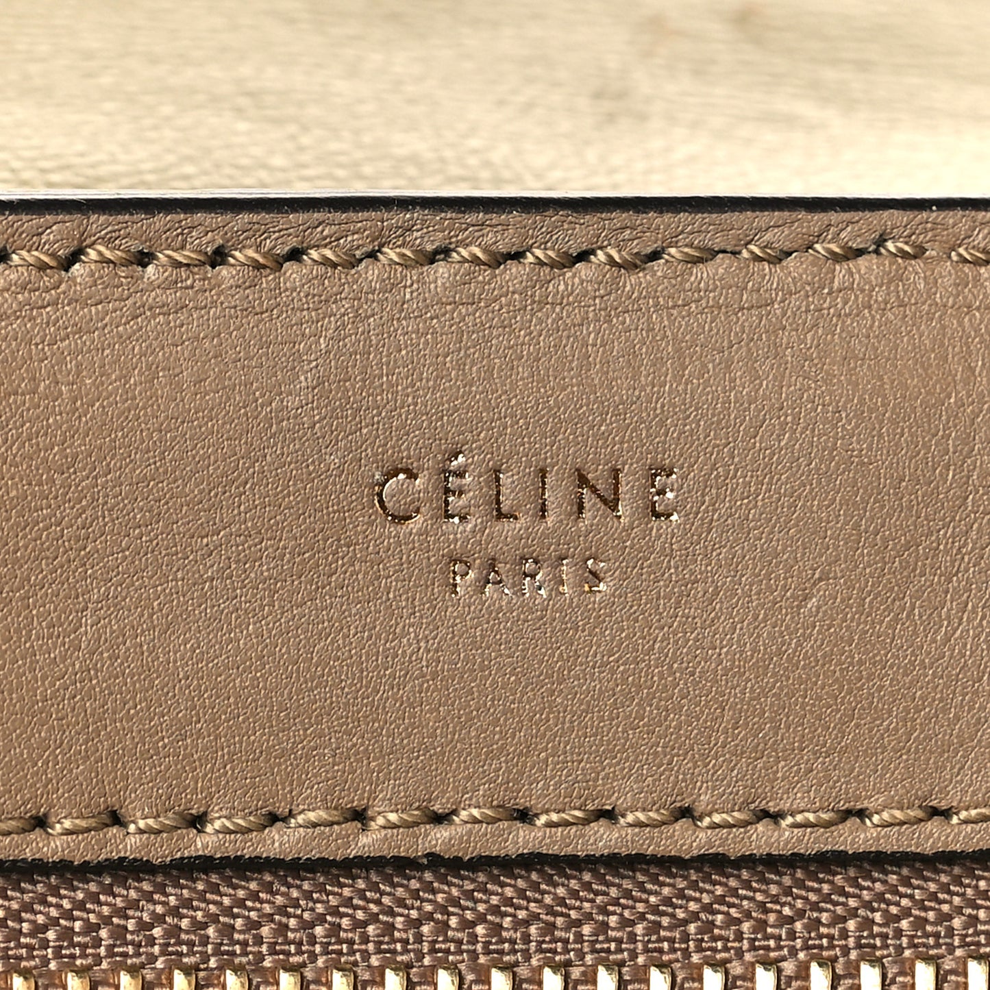Smooth Calfskin Suede Medium Tri-Color Trapeze Olive