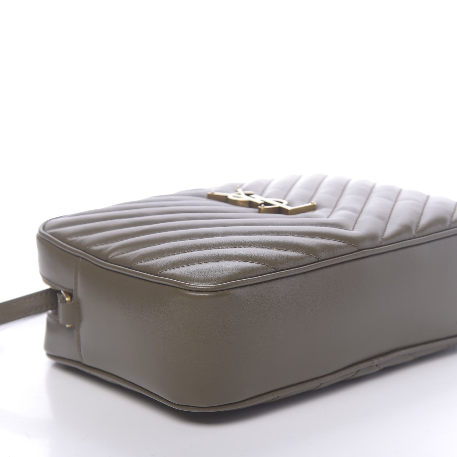 Saint Laurent Calfskin Matelasse Monogram Lou Camera Bag Seaweed 7 of 10