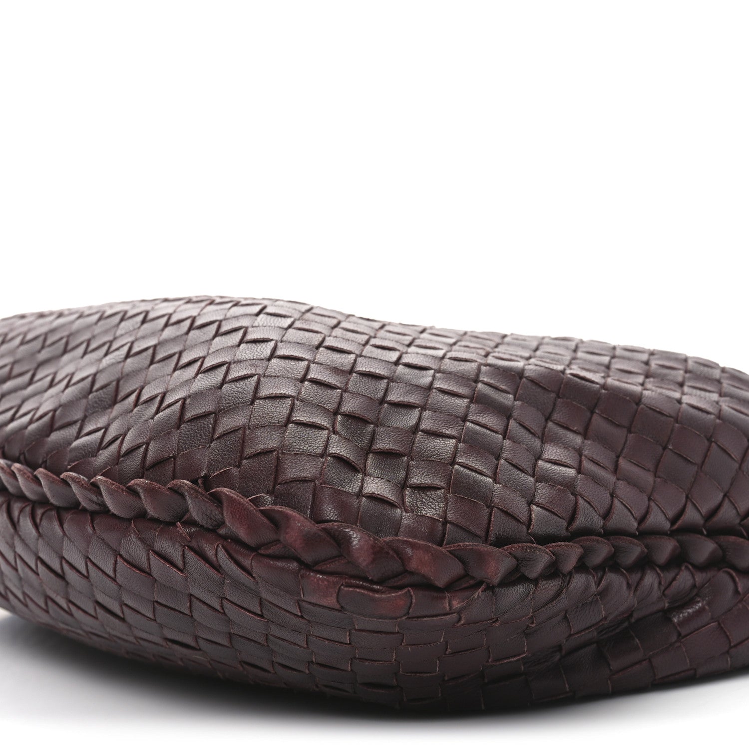 Bottega Veneta Nappa Intrecciato Medium Veneta Hobo Dark Red 11 of 11