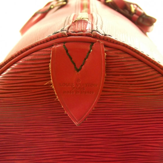 Louis Vuitton Epi Keepall 60 Duffle Red 7 of 10