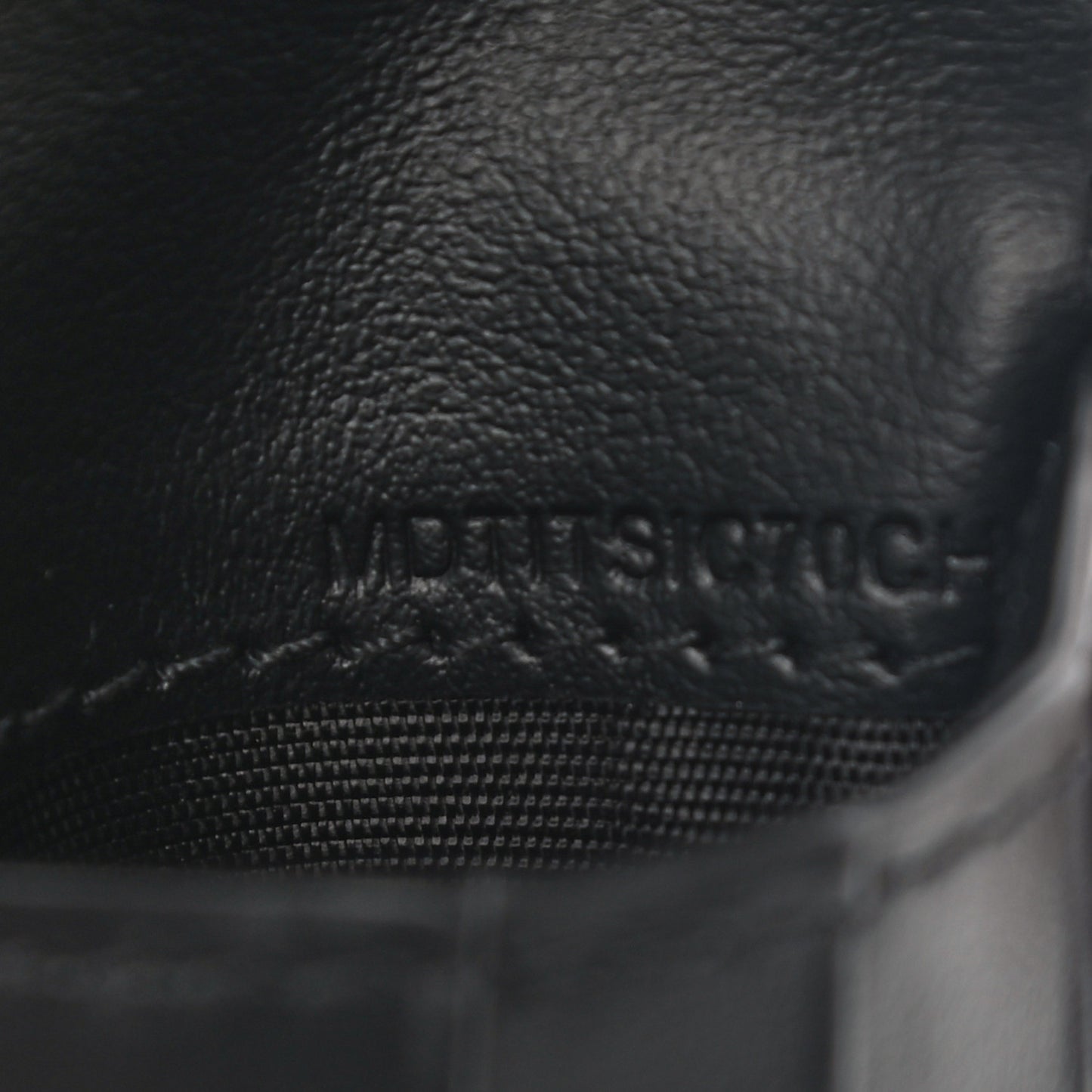 Calfskin Embossed TB Print Bi-Fold Wallet Black White