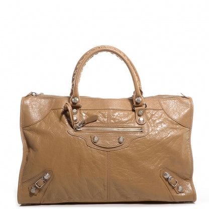 Balenciaga Agneau Giant 12 Silver Hardware Work Beige Nougatine 1 of 13
