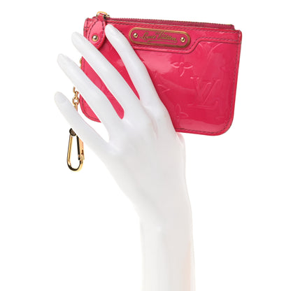 Louis Vuitton Vernis Key Pouch Rose Pop 2 of 12