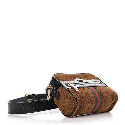 Gucci Suede Small Ophidia Belt Bag 95 38 Brown 3 of 9